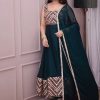 LG 1938 DESIGNER EMBROIDERED GEORGETTE GOWN