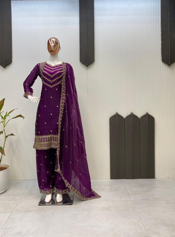 LG 1942 B DESIGNER WEAR EXCLUSIVE FENDI SILK SUITS