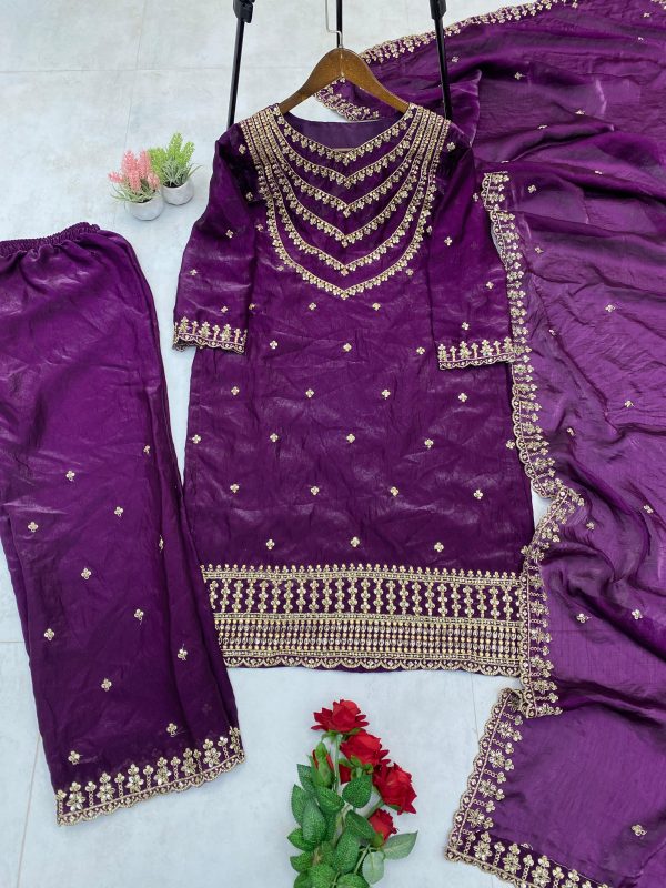LG 1942 B DESIGNER WEAR EXCLUSIVE FENDI SILK SUITS