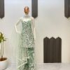 LG 1945 B TRENDING HULTER NECK KURTA AND PLAZZO SET