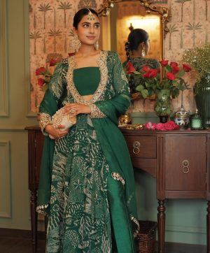 LG 1952 B TRENDY FOUR PIECE INDO WESTERN SUITS