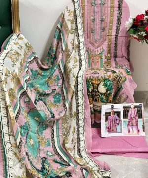 MEHBOOB TEX 1424 B COTTON EMBROIDERED PAKISTANI SUITS