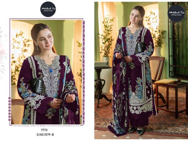 MEHBOOB TEX 1579 B PAKISTANI SUITS WHOLESALE