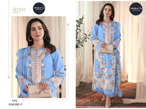 MEHBOOB TEX 1587 F VISCOSE COTTON SUITS
