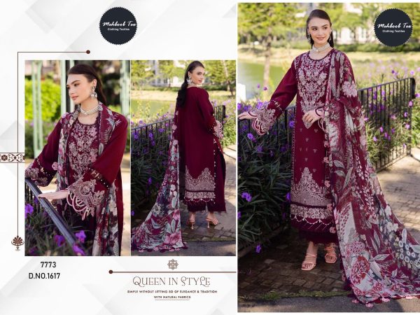 MEHBOOB TEX 1617 RAYON EMBROIDERED SALWAR SUITS
