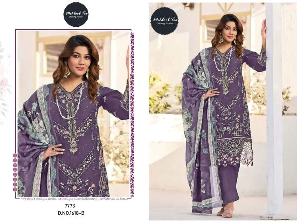 MEHBOOB TEX 1618 B COTTON SALWAR SUITS