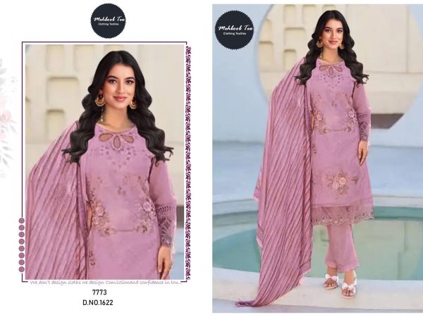MEHBOOB TEX 1622 COTTON EMBROIDERED SUITS