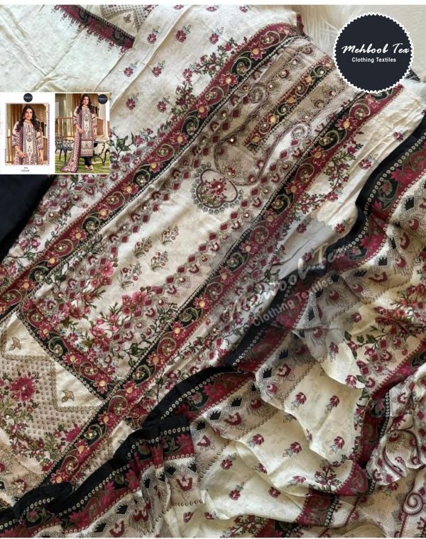 MEHBOOB TEX 1629 VISCOSE MUSLIN PAKISTANI SUITS