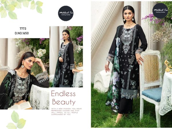 MEHBOOB TEX 1650 COTTON EMBROIDERED SUITS