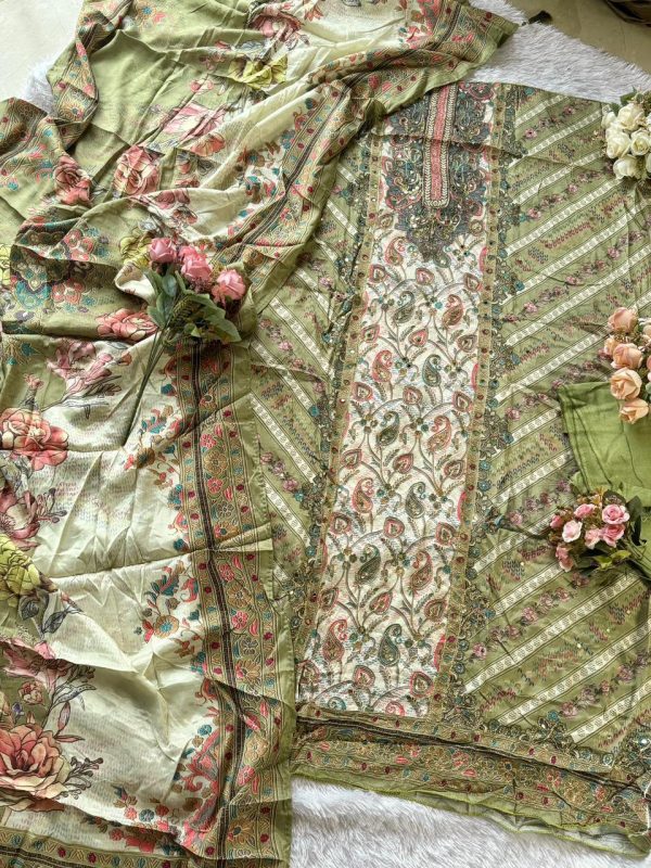 MEHBOOB TEX 1652 B VISCOSE MUSLIN SALWAR SUITS
