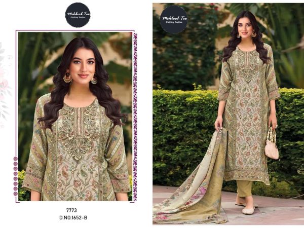 MEHBOOB TEX 1652 B VISCOSE MUSLIN SALWAR SUITS