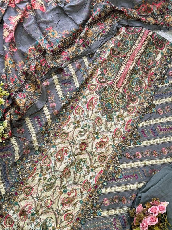 MEHBOOB TEX 1652 C VISCOSE MUSLIN SALWAR SUITS