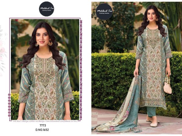 MEHBOOB TEX 1652 VISCOSE MUSLIN SALWAR SUITS