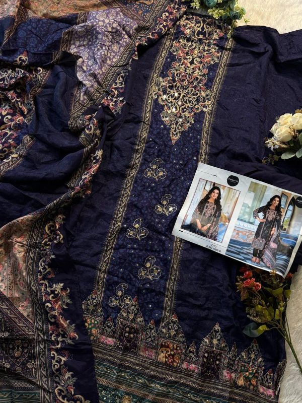 MEHBOOB TEX 1663 B VISCOSE MUSLIN SALWAR SUITS