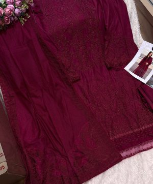 MEHBOOB TEX 1664 RAYON EMBROIDERED SUITS WHOLESALE