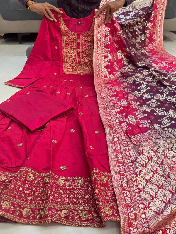MURTI TRENDS AKSHARAR ANARKALI KURTI WHOLESALE