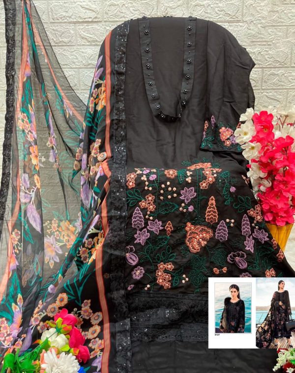 RAYON COTTON 5127 PAKISTANI SUITS MANUFACTURER