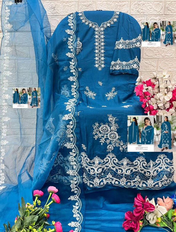 RAYON COTTON 5199 E F G H PAKISTANI SALWAR SUITS