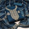 RN SILK MILL DYEABLE BANARSHI SUITS MATERIALS