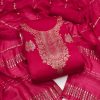 RN SILK MILL DYEABLE BANARSHI SUITS MATERIALS
