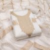 RN SILK MILL DYEABLE BANARSHI SUITS MATERIALS