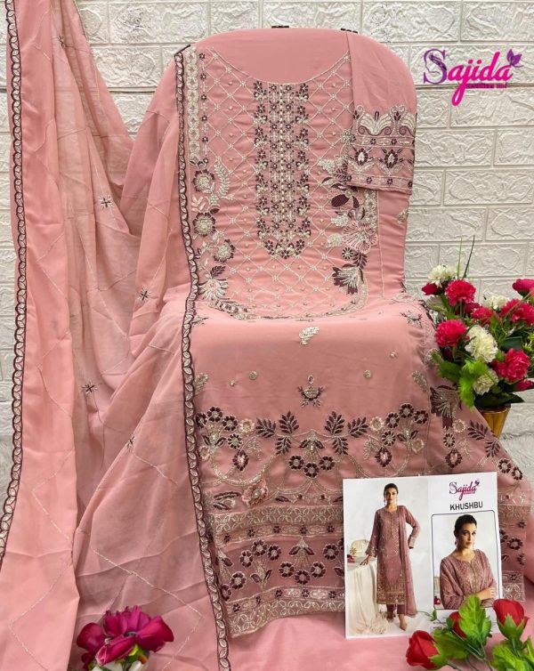 SAJIDA DESIGNERS 1032 KHUSHBU PAKISTANI SUITS