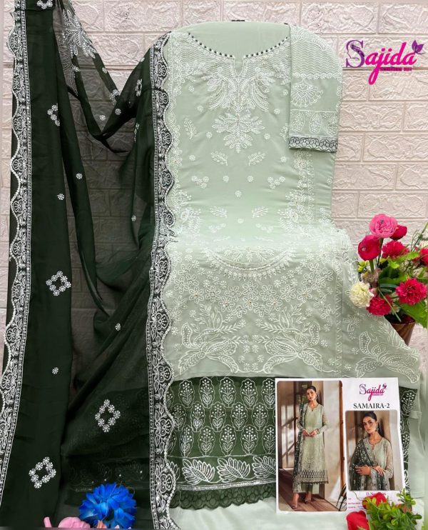 SAJIDA DESIGNERS 1036 SAMAIRA 2 PAKISTANI SUITS