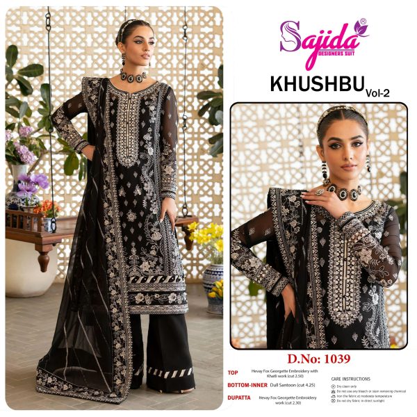 SAJIDA DESIGNERS 1039 KHUSHBU VOL 2 SALWAR SUITS