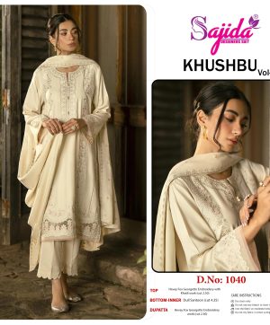 SAJIDA DESIGNERS 1040 KHUSHBU VOL 2 PAKISTANI SUITS