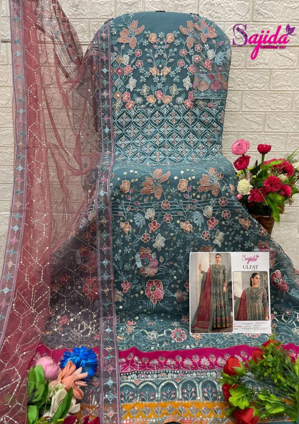 SAJIDA DESIGNERS 1045 A B C D ULFAT VOL 1 SALWAR SUITS