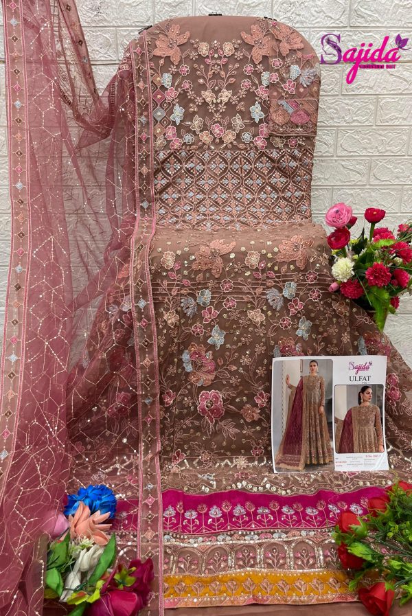 SAJIDA DESIGNERS 1045 A B C D ULFAT VOL 1 SALWAR SUITS