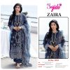 SAJIDA DESIGNERS 1055 ZAIRA COTTON EMBROIDERED SUITS