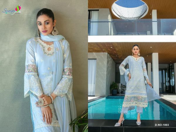 SANIYA TRENDZ 1001 1002 1003 TAWAKKAL NX VOL 1 SUITS