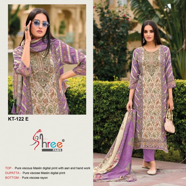 SHREE FABS KT 122 E PAKISTANI SALWAR SUITS
