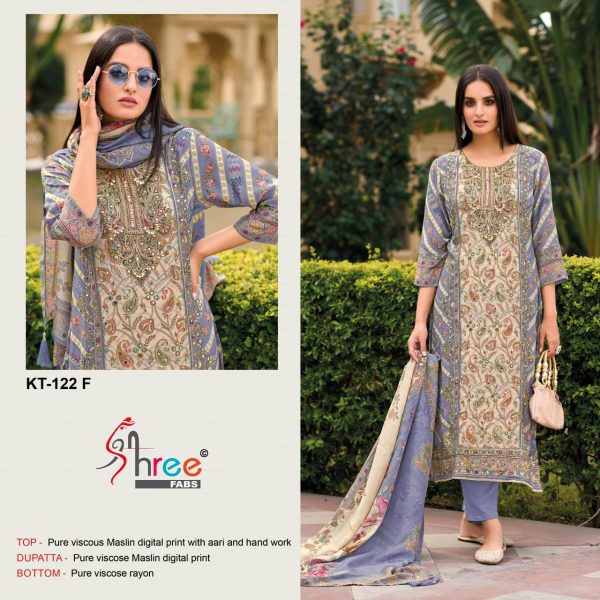SHREE FABS KT 122 F PAKISTANI SALWAR SUITS