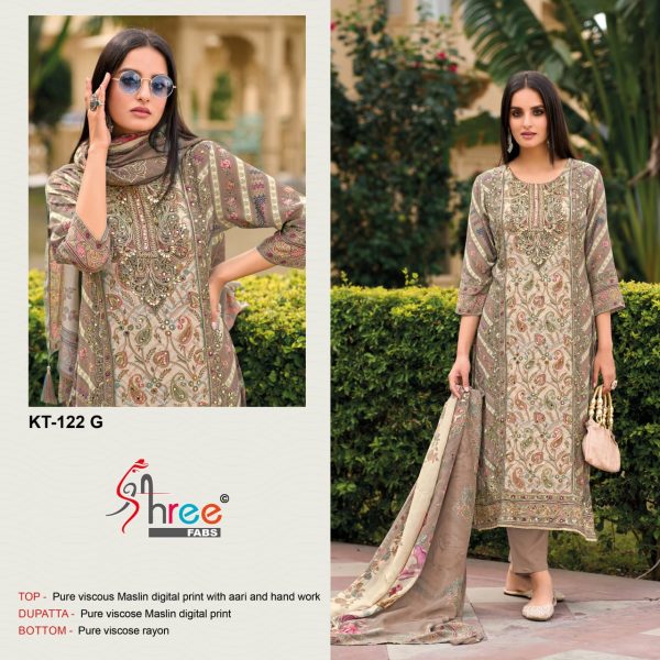 SHREE FABS KT 122 G PAKISTANI SALWAR SUITS