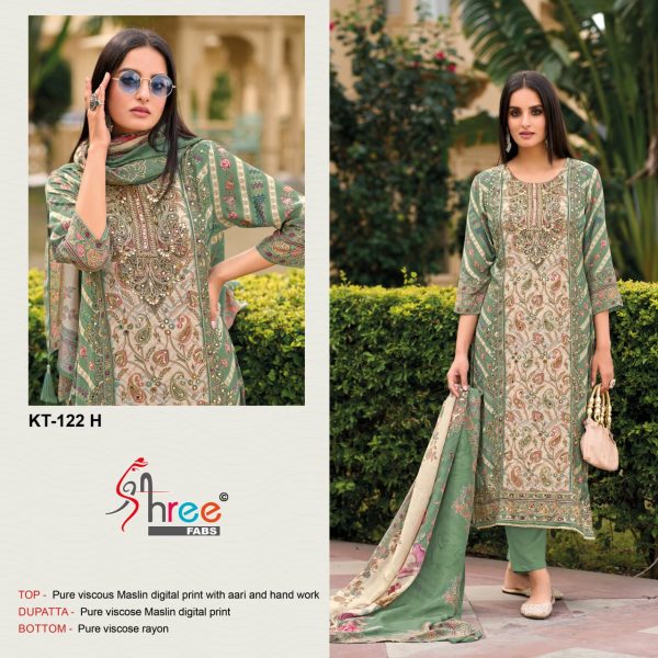 SHREE FABS KT 122 H PAKISTANI SALWAR SUITS