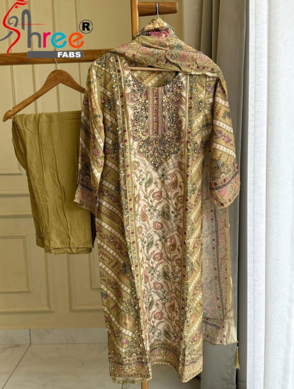 SHREE FABS KT 202 B READYMADE VISCOSE MUSLIN SUITS