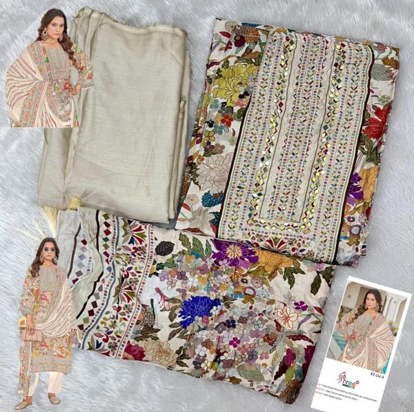 SHREE FABS KT 234 A VISCOSE MUSLIN PAKISTANI SUITS
