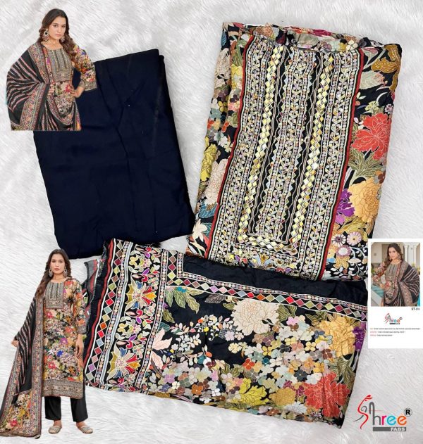 SHREE FABS KT 234 VISCOSE MUSLIN PAKISTANI SUITS