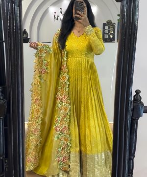 SHREE HARI NSR 847 B CHINON GOWN WHOLESALE