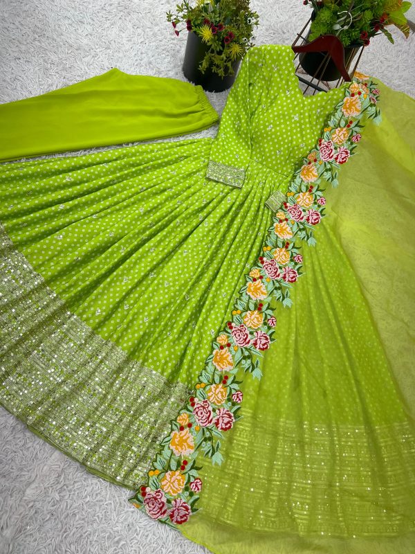 SHREE HARI NSR 847 C CHINON GOWN WHOLESALE