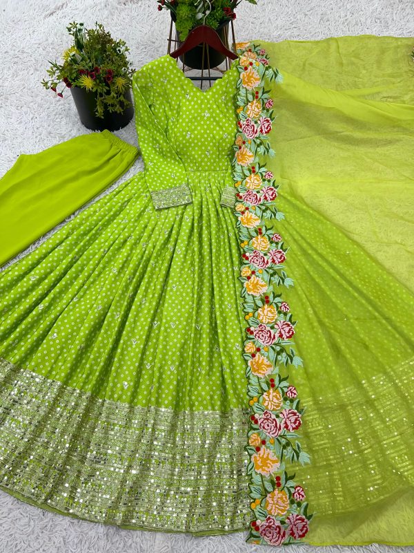 SHREE HARI NSR 847 C CHINON GOWN WHOLESALE