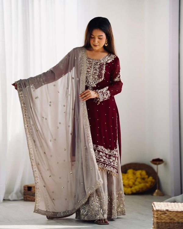 SHREE HARI SR 1676 C DESIGNER PLAZZO SUITS WHOLESALE