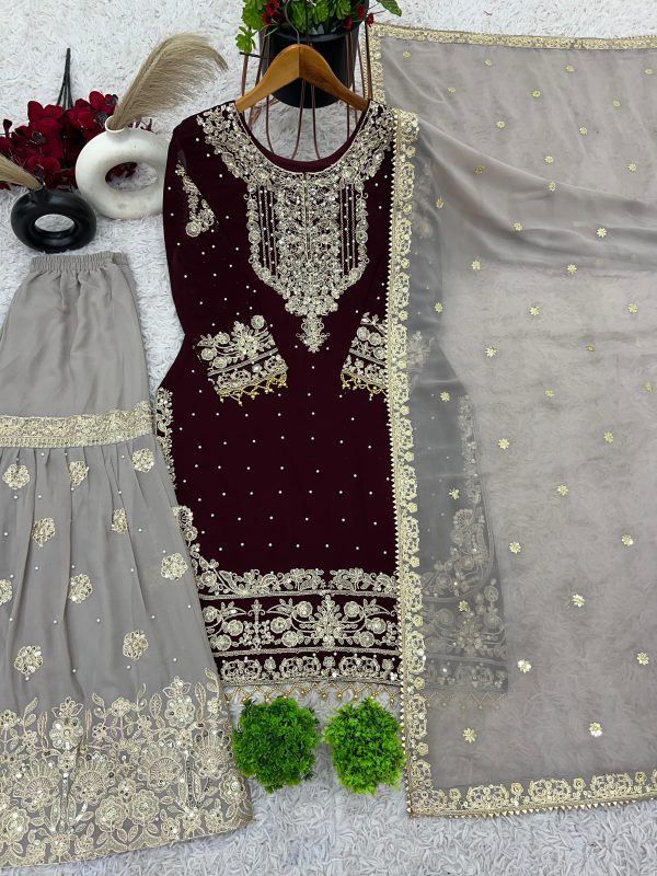 SHREE HARI SR 1676 C DESIGNER PLAZZO SUITS WHOLESALE