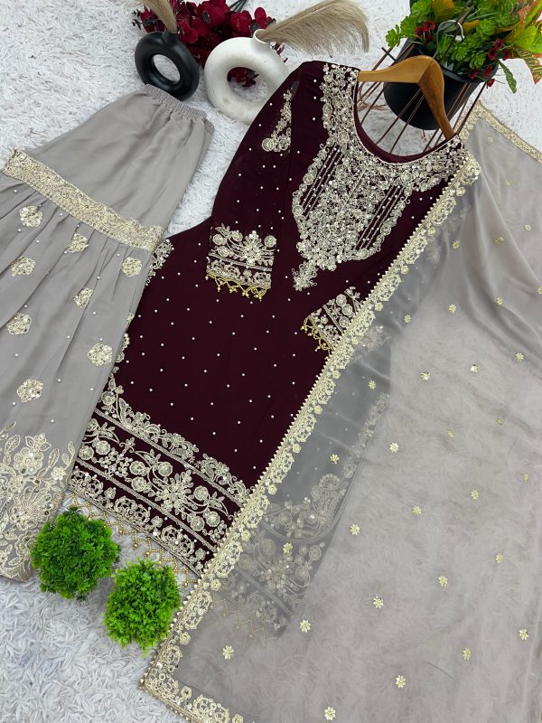 SHREE HARI SR 1676 C DESIGNER PLAZZO SUITS WHOLESALE