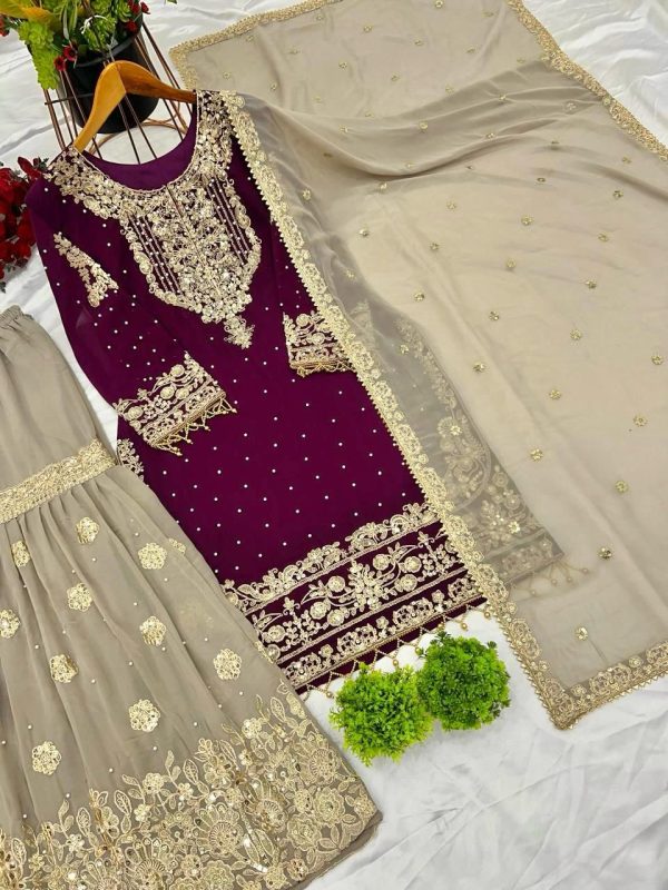 SHREE HARI SR 1676 D DESIGNER PLAZZO SUITS WHOLESALE