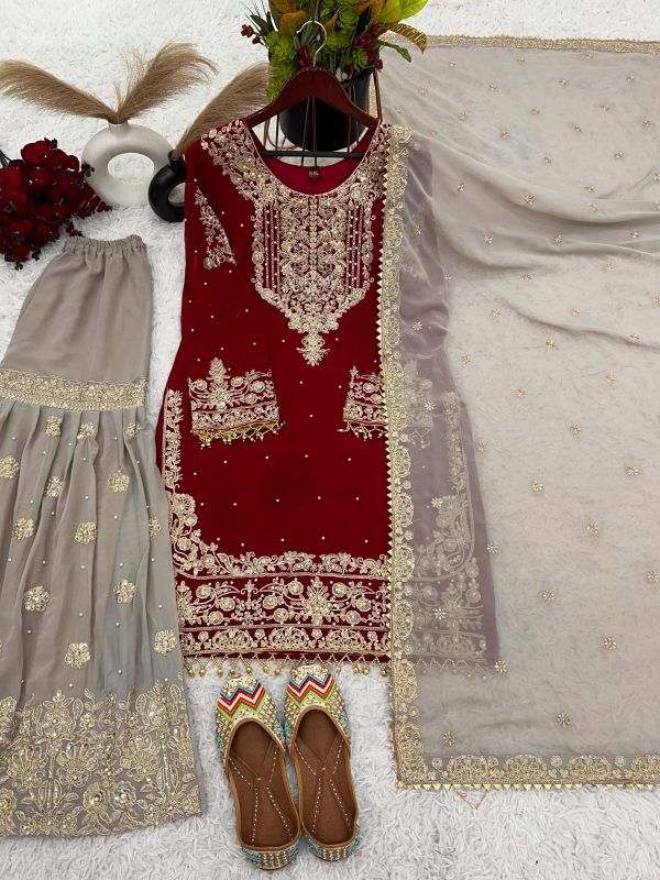 SHREE HARI SR 1676 DESIGNER PLAZZO SUITS WHOLESALE