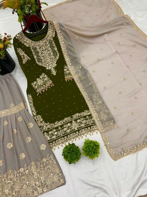 SHREE HARI SR 1676 E DESIGNER PLAZZO SUITS WHOLESALE