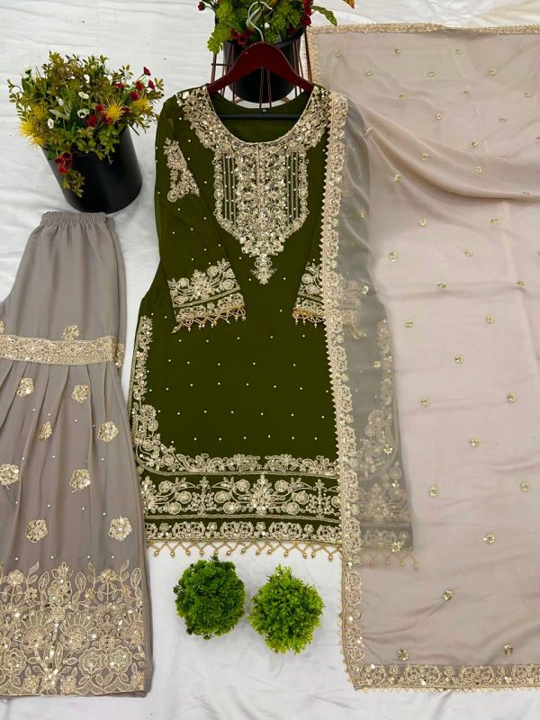 SHREE HARI SR 1676 E DESIGNER PLAZZO SUITS WHOLESALE